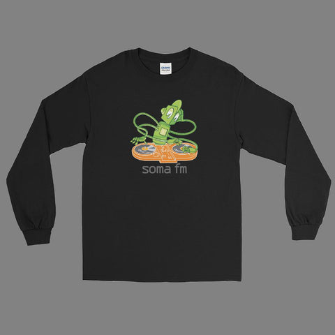 Long Sleeve Robot DJ Men’s/Unisex Shirt
