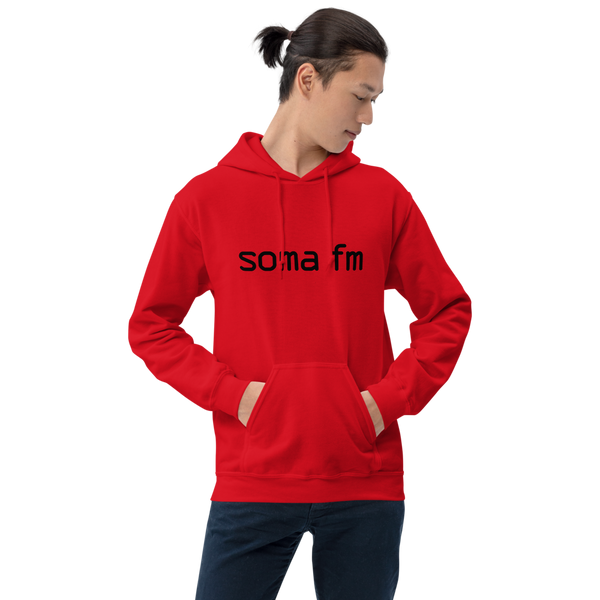 Bright Red Soft Warm Pullover Hoodie - Main Image