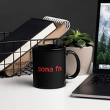 Black Glossy SomaFM Mug (2025 Edition)
