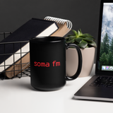 Black Glossy SomaFM Mug (2025 Edition)