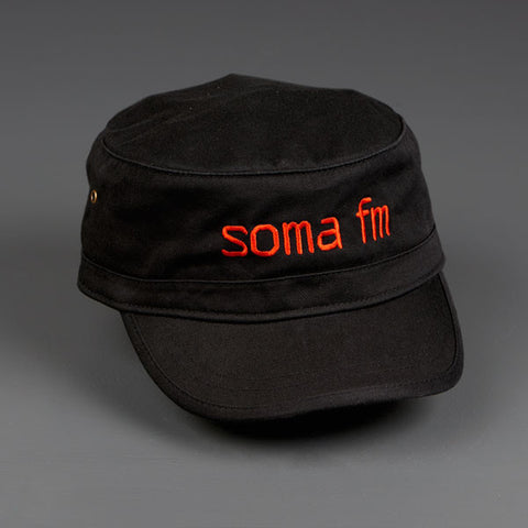 SomaFM Black and Red Corps Hat - SomaFM
 - 1