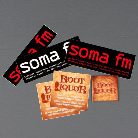 Boot Liquor Promo Pack - SomaFM
