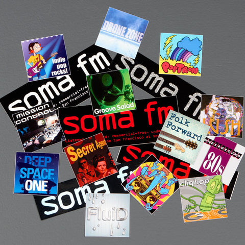 Deluxe SomaFM and Channels Sticker Pack - SomaFM
