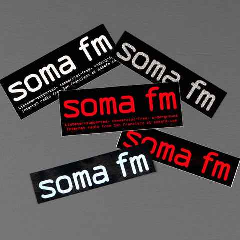 Basic Sticker Pack - SomaFM
 - 1