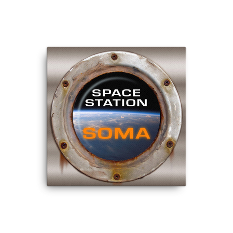 Space Station Soma 16x16" Stretched Canvas Print