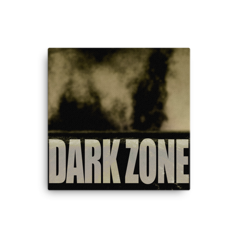 Dark Zone 16x16" Stretched Canvas Print