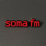 SomaFM Die-Cut Enamel Lapel Pin