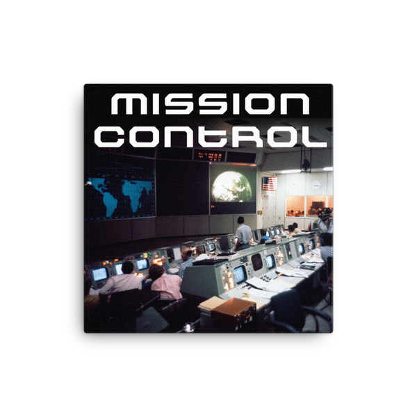 Mission Control 16x16" Stretched Canvas Print