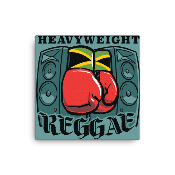 Heavyweight Reggae 16x16" Stretched Canvas Print
