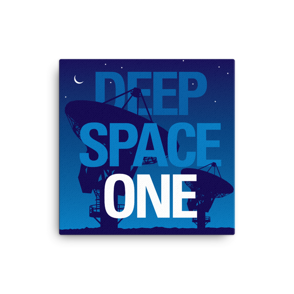 Deep Space One 16x16" Stretched Canvas Print