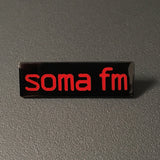 SomaFM Rectagular Enamel Lapel Pin