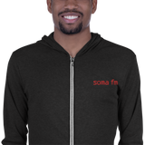 Embroidered SomaFM Zip hoodie