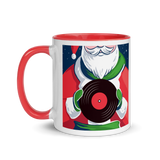 Christmas Lounge Red and White Mug